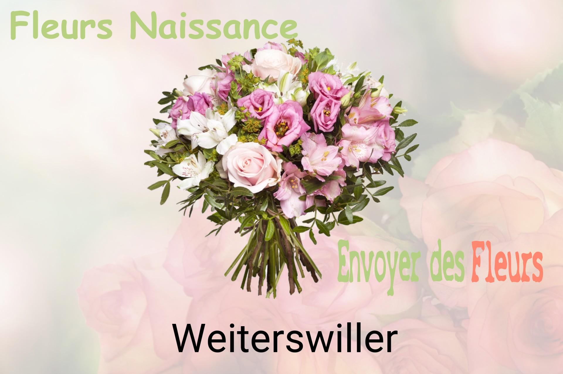 Bouquet de fleurs de naissance livré à Weiterswiller