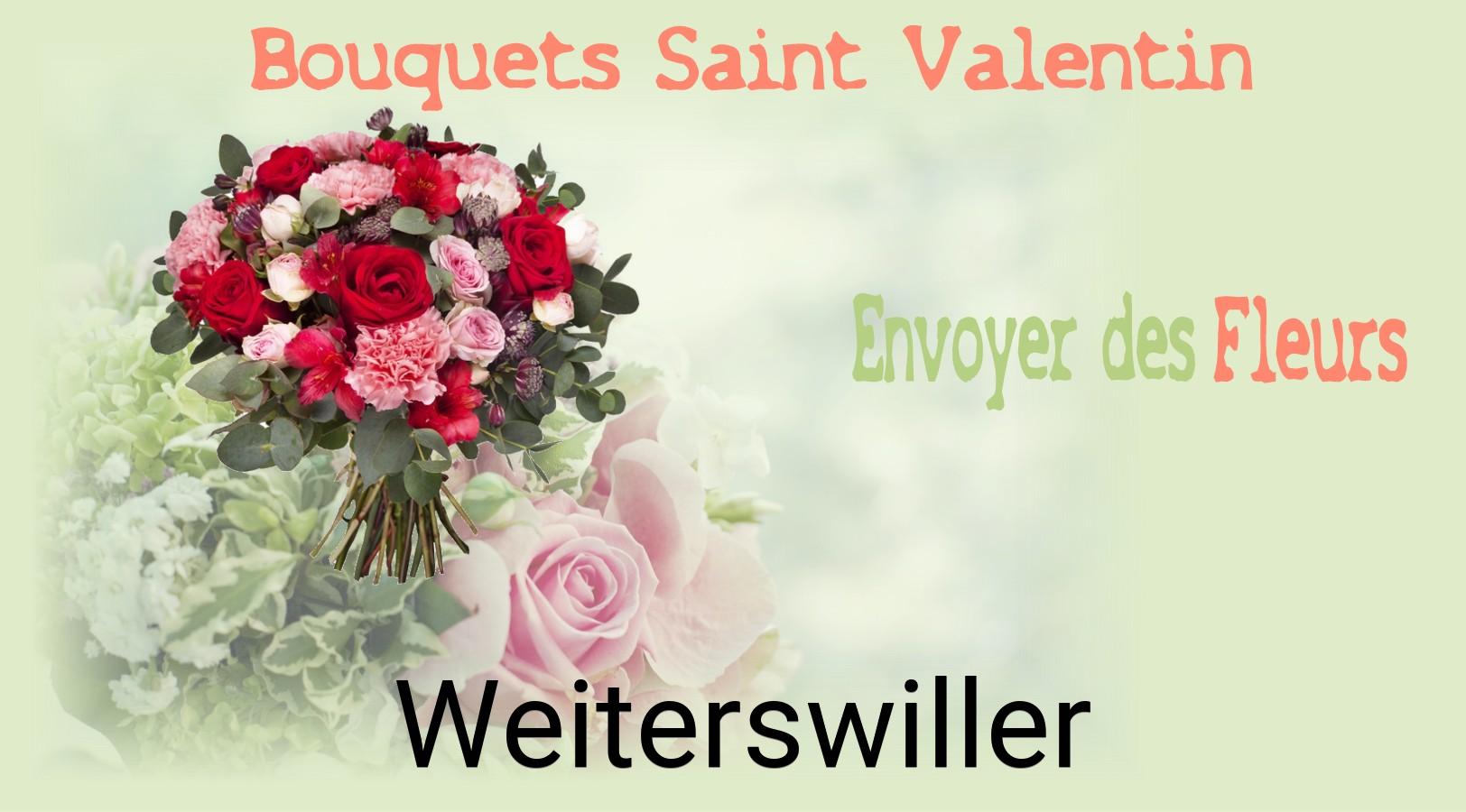 Roses de Saint-Valentin livrées à Weiterswiller